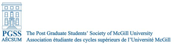 The logo of the Post-Graduate Students’ Society of McGill University