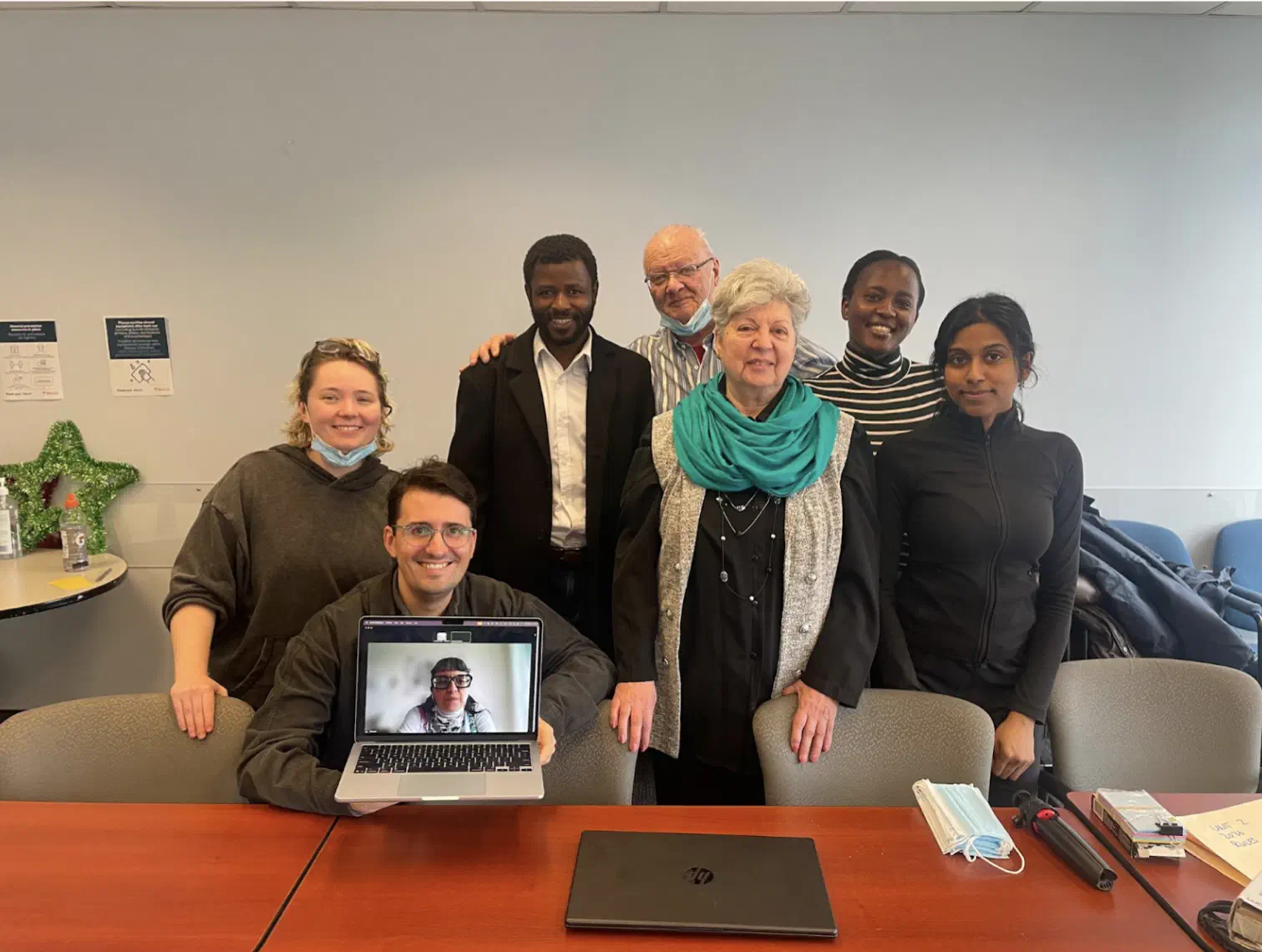 Members of your March 9th bargaining team, post-bargaining!